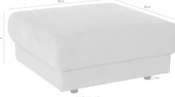 OTTO home Hocker »Hobro« in 3 Bezugsstoffen und vielen Farben