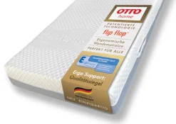 OTTO home Hybridschaum-Matratze »Flipper, 90x200 cm, 140x200 cm & mehr, langlebige Qualität (RG 39)« 19 cm hoch Raumgewicht: 39 kg/m³ 1 Stk. tlg. besondere, ergonomische Schulterzone, H2+3/H3+4/H4+H5, Wendematratze