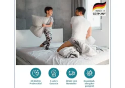 OTTO home Hybridschaum-Matratze »Flipper, 90x200 cm, 140x200 cm & mehr, langlebige Qualität (RG 39)« 19 cm hoch Raumgewicht: 39 kg/m³ 1 Stk. tlg. besondere, ergonomische Schulterzone, H2+3/H3+4/H4+H5, Wendematratze