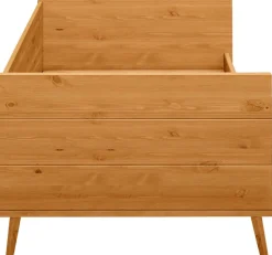 OTTO home Jugendbett »Ellen« aus massivem Kiefernholz, in 2 verschiedenen Farben, mit Holzfüßen