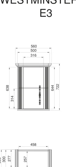 OTTO home Küche »KS-Westminster« Breite 204 cm, ohne E-Geräte