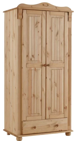 OTTO home Kleiderschrank »Adele« aus massiver Kiefer, Landhausstil