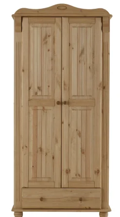 OTTO home Kleiderschrank »Adele« aus massiver Kiefer, Landhausstil