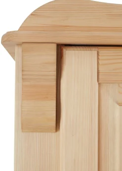 OTTO home Kleiderschrank »Adele« aus massiver Kiefer, Landhausstil