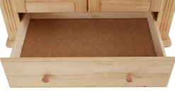 OTTO home Kleiderschrank »Adele« aus massiver Kiefer, Landhausstil