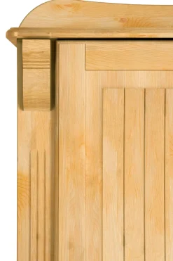 OTTO home Kleiderschrank »Adele« Massive Kiefer,Spiegel; Landhausstil