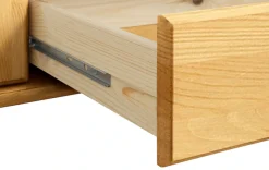 OTTO home Kleiderschrank »Adele« Massive Kiefer,Spiegel; Landhausstil