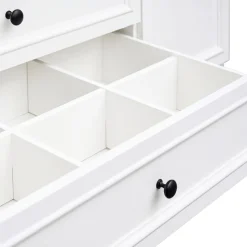 OTTO home Kleiderschrank »Arrian 160 cm Weiß | 4-türiger Drehtürenschrank im Landhausstil« EXTRA VIEL PLATZ FÜR IHRE GARDEROBE