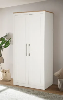 OTTO home Kleiderschrank »Büsum Schlafzimmer Schrank« stabile robuste Bauweise mit optimaler Aufteilung,Schlafzimmerschrank Landhaus Design Garderobe Schrank Bestseller