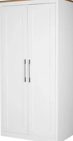 OTTO home Kleiderschrank »Büsum Schlafzimmer Schrank« stabile robuste Bauweise mit optimaler Aufteilung,Schlafzimmerschrank Landhaus Design Garderobe Schrank Bestseller