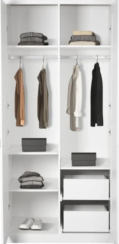 OTTO home Kleiderschrank »Büsum Schlafzimmer Schrank« stabile robuste Bauweise mit optimaler Aufteilung,Schlafzimmerschrank Landhaus Design Garderobe Schrank Bestseller