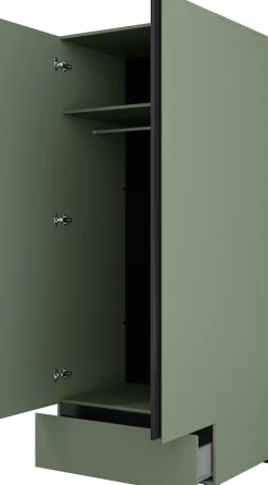 OTTO home Kleiderschrank »Cross, moderner griffloser Kleiderschrank« Wäscheschrank mit Schublade, Garderobe, Türen
