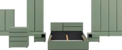 OTTO home Kleiderschrank »Cross, moderner griffloser Kleiderschrank« Wäscheschrank mit Schublade, Garderobe, Türen