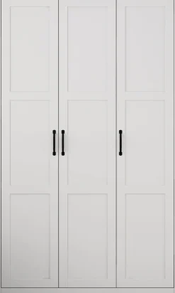 OTTO home Kleiderschrank »Emmilia Schrank Schlafzimmerschrank im Landhaus Design« Mit vielen Einlegeböden und Softclose,Landhaus Schrank mit3 Türen Breite 120,4 cm, Höhe 2m