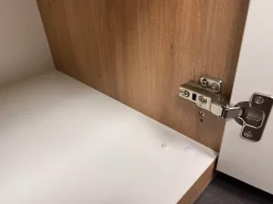 OTTO home Kleiderschrank »Gala, beige hochglänzend UV lackiert, kratzfest, FSC-zertifiziert« abgerundete Schubladen aus MDF im Holzdekor, soft-close,mit Beleuchtung und Passpartourahmen, hoher Schrank (224cm), 3 Breiten