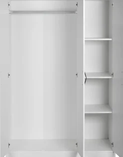 OTTO home Kleiderschrank »Hamburg platzsparend in moderner Optik, FSC zertifiziert« Moderne Optik in weiß, robuste Verarbeitung für den Alltag