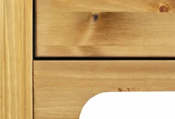OTTO home Kleiderschrank »Hugo« 3 Breiten: 106/200/245 cm H/T ca. 190/58 cm,aus massiver Kiefer im Landhausstil, mit Spiegel
