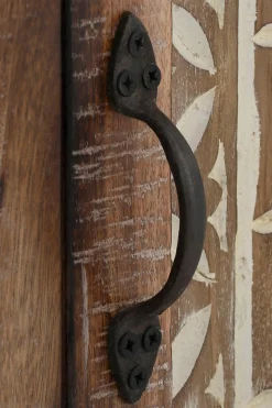 OTTO home Kleiderschrank »Maneesh« aus massivem Mangoholz und vielen Stauraummöglichkeiten, Höhe 190 cm