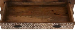 OTTO home Kleiderschrank »Maneesh« aus massivem Mangoholz und vielen Stauraummöglichkeiten, Höhe 190 cm