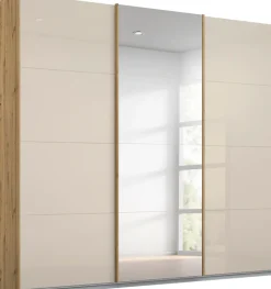 OTTO home Kleiderschrank »Mehrzweckschrank Aktenschrank Möbel Mietswohnung Schlafzimmer KOLUNA« 3 Ausstattungen BASIC/CLASSIC/PREMIUM (inkl. SOFT-CLOSE-FUNKTION),Breiten 203/271/315/360 cm Höhen 210/229 Glas-Front MADE IN GERMANY