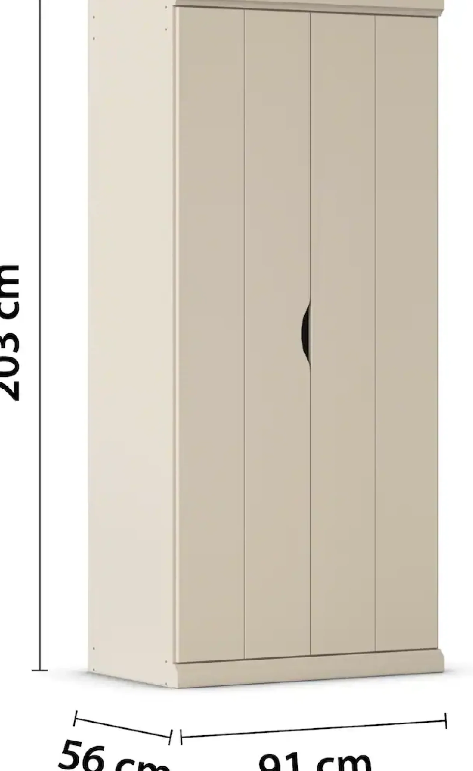 OTTO home Kleiderschrank »Mehrzweckschrank Aktenschrank Möbel Mietswohnung Schlafzimmer MARLENE« 3 verschiedene Ausstattungen BASIC/CLASSIC/PREMIUM (inkl. SOFT-CLOSE),in 3 Breiten 91/136/181 cm im Landhaus-Stil MADE IN GERMANY