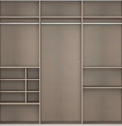 OTTO home Kleiderschrank »Mehrzweckschrank Aktenschrank Möbel Mietswohnung Schlafzimmer TOMA« Breiten 203/271/315/360 cm, Höhen 210/229 cm,inkl. Regaleinsatz sowie zusätzlichen Einlegeböden MADE IN GERMANY