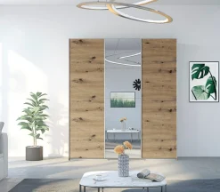 OTTO home Kleiderschrank »Mehrzweckschrank Aktenschrank Möbel Mietswohnung Schlafzimmer TOMA« Breiten 203/271/315/360 cm, Höhen 210/229 cm,inkl. Regaleinsatz sowie zusätzlichen Einlegeböden MADE IN GERMANY