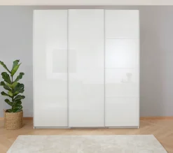 OTTO home Kleiderschrank »Mehrzweckschrank Aktenschrank Möbel Mietswohnung Schlafzimmer KOLUNA« 3 Ausstattungen BASIC/CLASSIC/PREMIUM (inkl. SOFT-CLOSE-FUNKTION),Breiten 203/271/315/360cm Höhen 210/229 Hochglanzfront MADE IN GERMANY