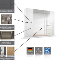 OTTO home Kleiderschrank »Mehrzweckschrank Aktenschrank Möbel Mietswohnung Schlafzimmer OTELI« erhältlich in Breiten 91-360 cm, ab Breite 136cm inkl. Innenschubladen,mit zusätzlichen Einlegeböden, optional mit Spiegel MADE IN GERMANY
