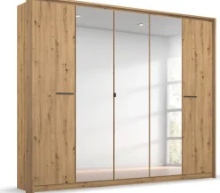 OTTO home Kleiderschrank »Mehrzweckschrank Aktenschrank Möbel Mietswohnung Schlafzimmer OTELI« erhältlich in Breiten 230/275 cm inkl. Innenschubladen und extra Böden,inkl. Passepartout optional mit Beleuchtung MADE IN GERMANY