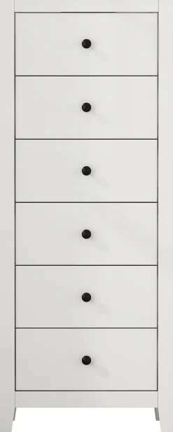 OTTO home Kombikommode »Borkum Sideboard Anrichte mit 6 Schubladen Landhaus weiß« hochwertige Griffe aus Metall,Kommode Schrank Wäscheschrank mit 6 Schubladen