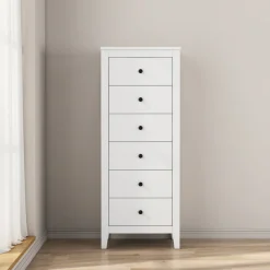 OTTO home Kombikommode »Borkum Sideboard Anrichte mit 6 Schubladen Landhaus weiß« hochwertige Griffe aus Metall,Kommode Schrank Wäscheschrank mit 6 Schubladen