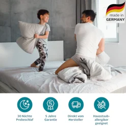 OTTO home Komfortschaummatratze »Lasse, Matratze 90x200 cm, 140x200 cm & weitere Größen, in H2-H4« 22 cm hoch 1 Stk. tlg. Stiftung Warentest 