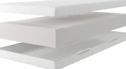 OTTO home Komfortschaummatratze »Lasse, Matratze 90x200 cm, 140x200 cm & weitere Größen, in H2-H4« 22 cm hoch 1 Stk. tlg. Stiftung Warentest 