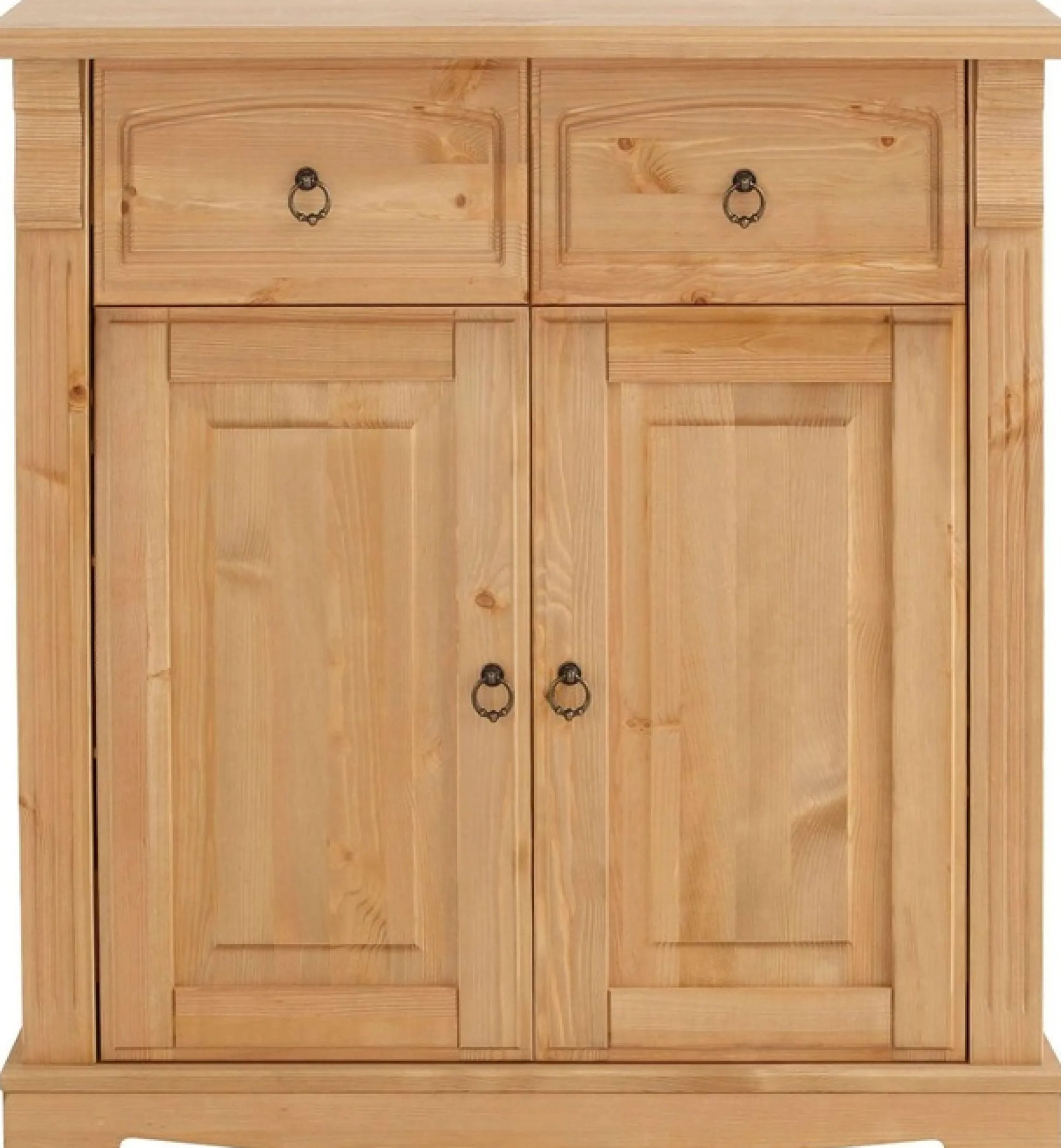 OTTO home Kommode »Anna, Sideboard, Anrichte, Stauraumschrank« B/T/H: 94/40/88 cm,aus massiver Kiefer, Breite 94 cm, mit Kassettenoptik, FSC®