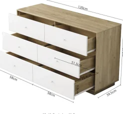 OTTO home Kommode »Blaire« kratzfeste Melaminoberfläche, ABS-Kanten und FSC-zertifiziertem Holz