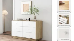 OTTO home Kommode »Blaire« kratzfeste Melaminoberfläche, ABS-Kanten und FSC-zertifiziertem Holz