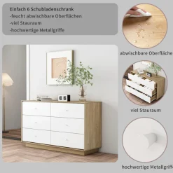 OTTO home Kommode »Blaire« kratzfeste Melaminoberfläche, ABS-Kanten und FSC-zertifiziertem Holz