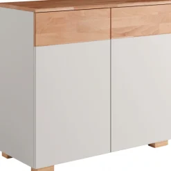 OTTO home Kommode »Citra teilmassiv« Breite 90cm,moderne grifflose Optik mit push to open Funktion
