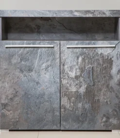 OTTO home Kommode »India, Breite 91cm, stilvolle Anrichte mit 2 Türen und offene Fach« Sideboard viel Stauraum, ohne Beleuchtung