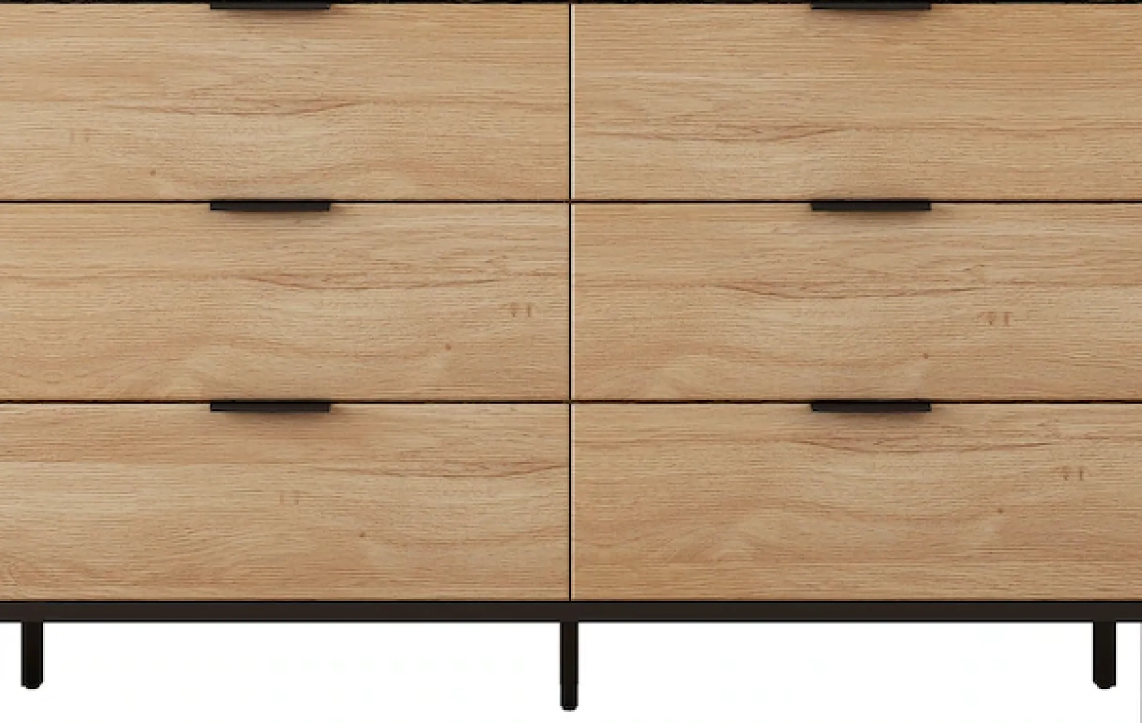 OTTO home Kommode »Jorinde« Melaminoberfläche, flexibler Stauraum und robustes Metallgestell