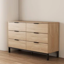 OTTO home Kommode »Jorinde« Melaminoberfläche, flexibler Stauraum und robustes Metallgestell