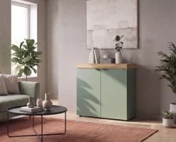 OTTO home Kommode »MAMBO II, Breite 77 cm, 2 Türen, 2 Einlegeböden« 1 Stk. tlg. Kommode, Anrichte, Wohnzimmer, Schlafzimmer