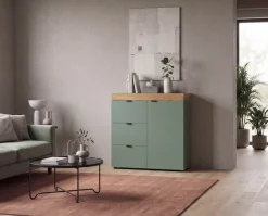 OTTO home Kommode »MAMBO II, Breite 77 cm, 1 Tür, 1 Einlegeboden, 3 Schubkästen« 1 Stk. tlg. Kommode, Anrichte, Wohnzimmer, Schlafzimmer