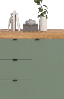 OTTO home Kommode »MAMBO II, Breite 77 cm, 1 Tür, 1 Einlegeboden, 3 Schubkästen« 1 Stk. tlg. Kommode, Anrichte, Wohnzimmer, Schlafzimmer