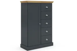 OTTO home Kommode »Motala« 5 Schubladen und 2 verstellbare Einlegeböden, Breite 75cm, Höhe 110cm