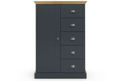 OTTO home Kommode »Motala« 5 Schubladen und 2 verstellbare Einlegeböden, Breite 75cm, Höhe 110cm