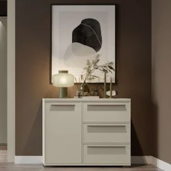 OTTO home Kommode »Opera Kombikommode, Sideboard, Schubladenkommode, Breite 107 cm« UV lackiert, Soft Close Funktion, Höhenverstellbare Füße