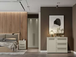 OTTO home Kommode »Opera Kombikommode, Sideboard, Schubladenkommode, Breite 107 cm« UV lackiert, Soft Close Funktion, Höhenverstellbare Füße