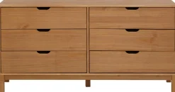 OTTO home Kommode »Post« massives Kiefernholz, mit vielen Stauraummöglichkeiten, Breite 150 cm